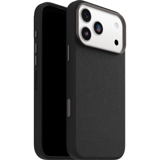 OtterBox Symmetry Leather iPhone 17 Pro Max hoesje zwart