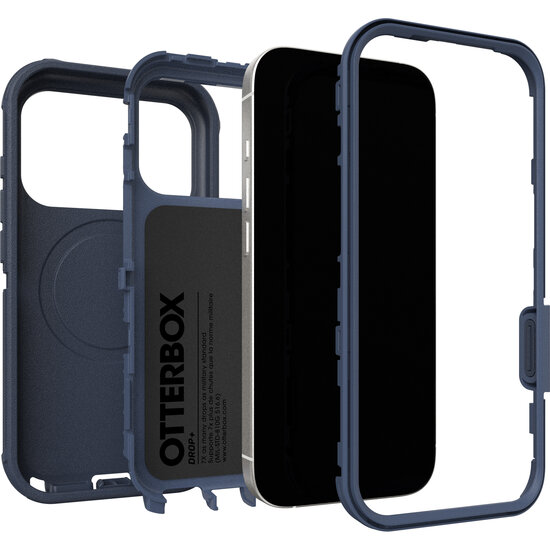 OtterBox Defender Pro MagSafe iPhone 17 Pro hoesje blauw