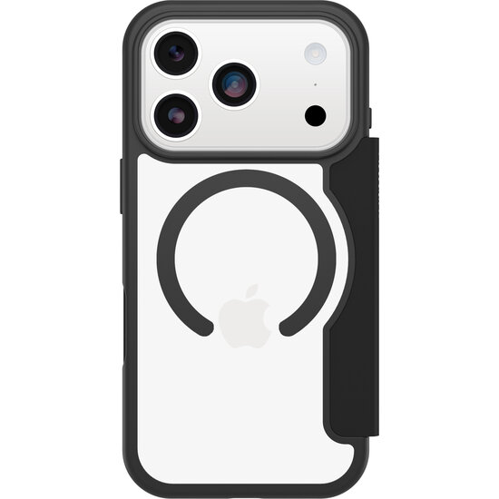 OtterBox React Folio MagSafe iPhone 17 Pro hoesje zwart