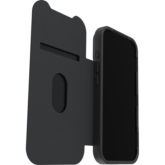 OtterBox React Folio MagSafe iPhone 17 Pro hoesje zwart