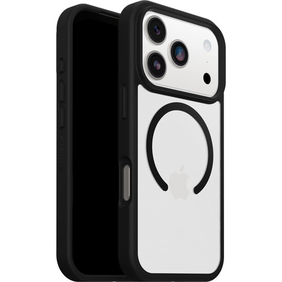 OtterBox React MagSafe iPhone 17 Pro hoesje zwart / doorzichtig