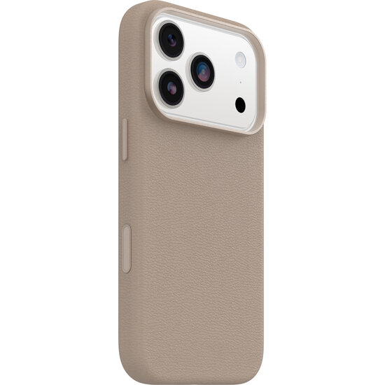 OtterBox Symmetry Leather iPhone 17 Pro hoesje grijs
