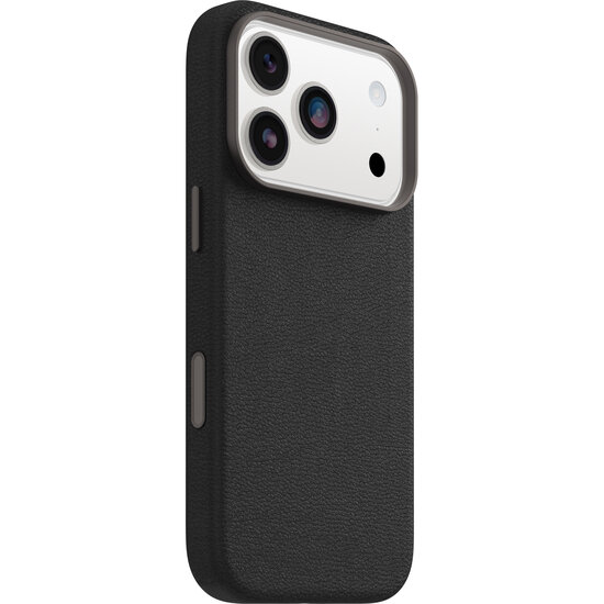 OtterBox Symmetry Leather iPhone 17 Pro hoesje zwart