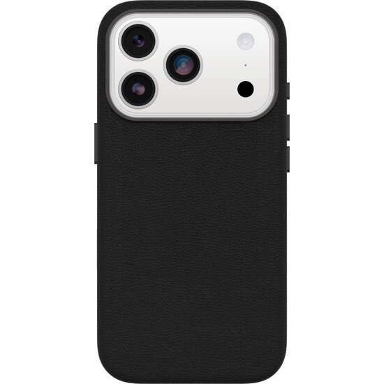 OtterBox Symmetry Leather iPhone 17 Pro hoesje zwart