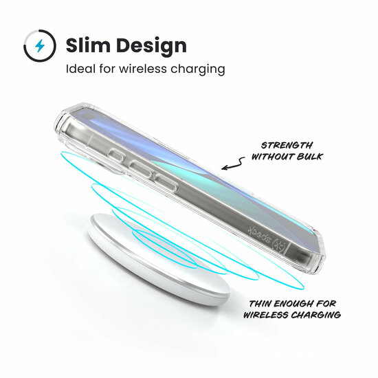 Speck Presidio Perfect Clear iPhone 17 Pro Max hoesje transparant