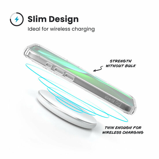 Speck Presidio Perfect Clear iPhone 17 hoesje transparant