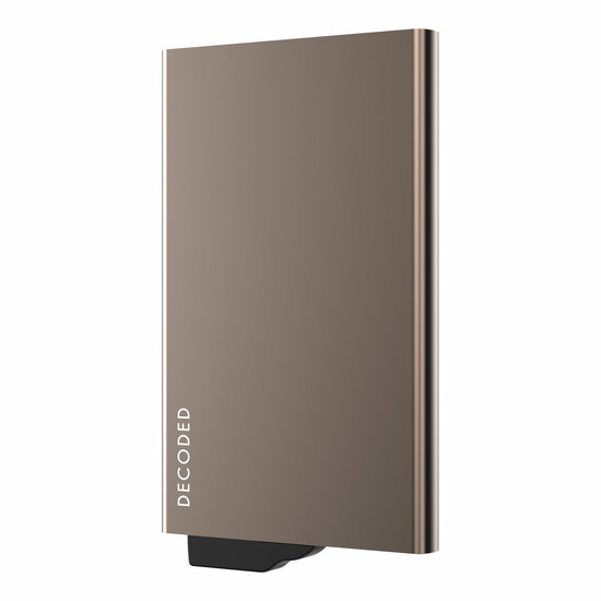 Decoded MagSafe cardholder kaarthouder desert gold