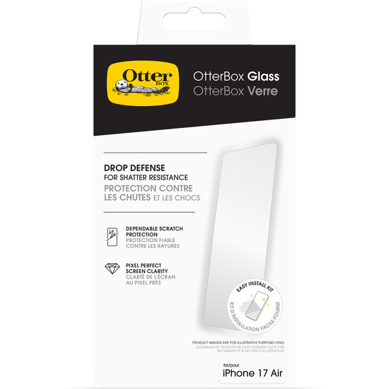 OtterBox Glass iPhone Air glazen screenprotector