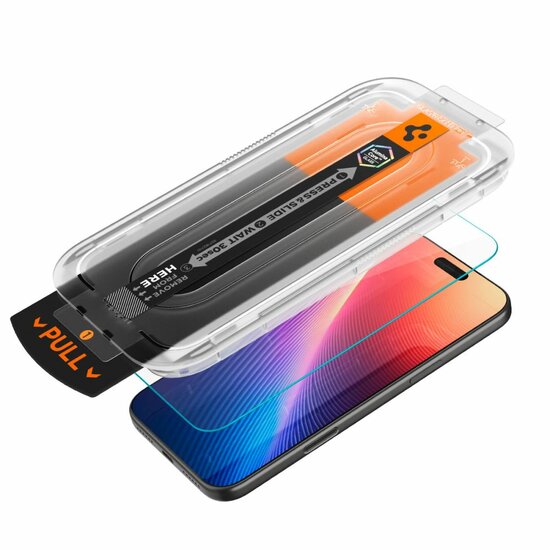 Spigen GlastR EZ Fit Pro HD iPhone 17 Pro Max screenprotector
