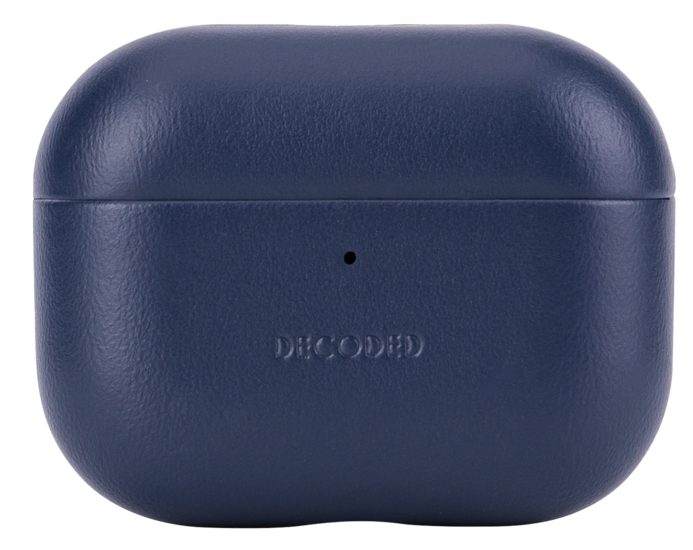 Decoded leren AirPods Pro 3 hoesje navy
