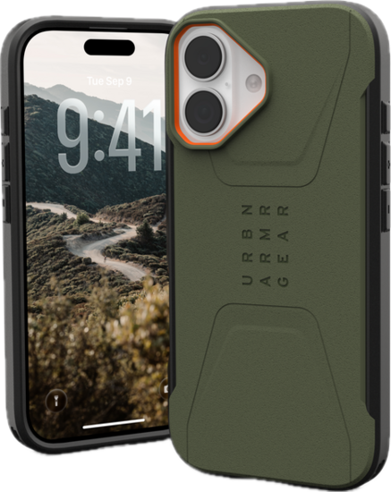 UAG Civilian MagSafe iPhone 17 hoesje groen