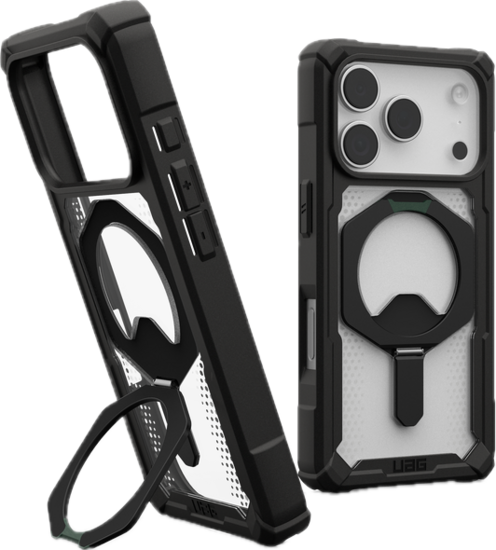 UAG Plasma XTE MagSafe iPhone 17 Pro hoesje zwart doorzichtig