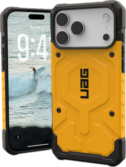 UAG Pathfinder MagSafe iPhone 17 Pro hoesje geel