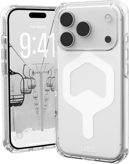 UAG Plyo MagSafe iPhone 17 Pro Max hoesje doorzichtig wit