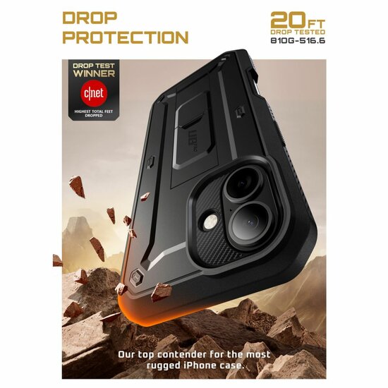Supcase Unicorn Beetle Pro iPhone 17 hoesje zwart