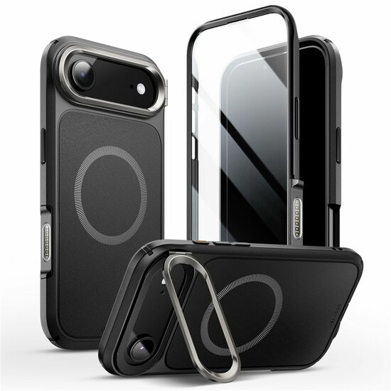 Supcase Ares Flip MagSafe iPhone Air hoesje zwart