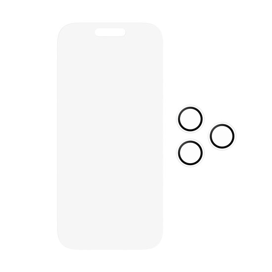 PanzerGlass Classic 2 in 1 bundel iPhone 17 Pro screen en camera protector