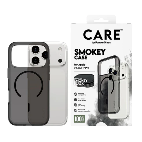 PanzerGlass CARE Urban Combat MagSafe iPhone 17 Pro hoesje zwart