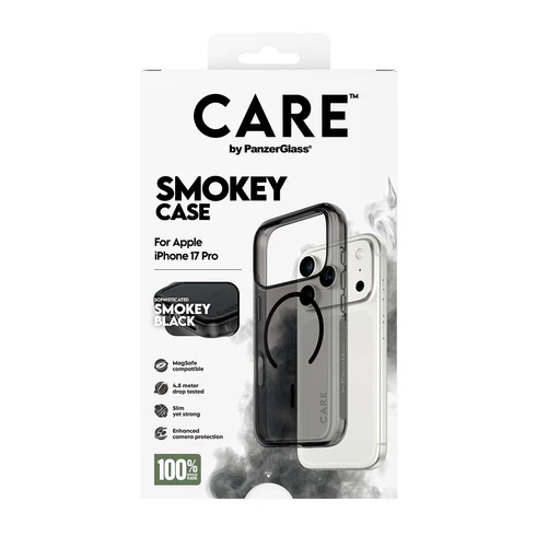PanzerGlass CARE Urban Combat MagSafe iPhone 17 Pro hoesje zwart