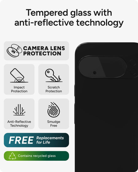 ZAGG InvisibleShield Glass Elite Camera Lens Rings Google Pixel 10 / Google Pixel 10 Pro