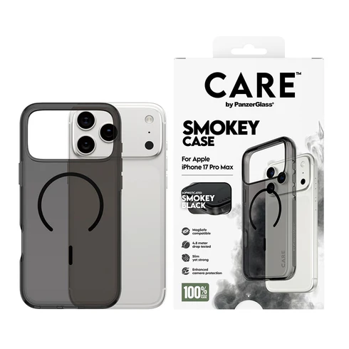 PanzerGlass CARE Urban Combat MagSafe iPhone 17 Pro Max hoesje zwart
