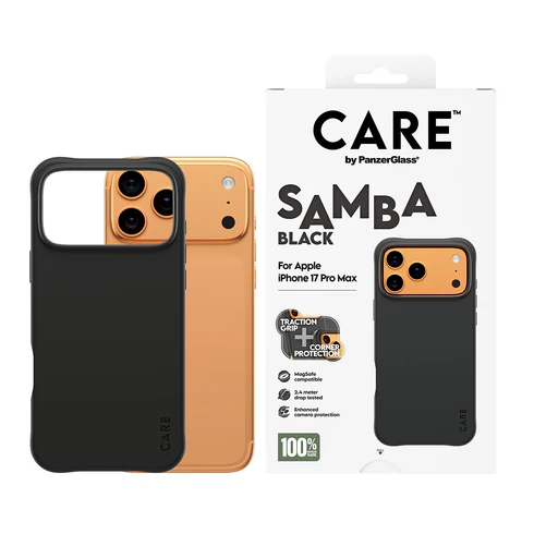 PanzerGlass CARE Samba MagSafe iPhone 17 Pro Max hoesje zwart