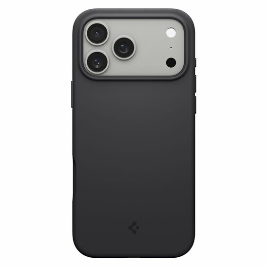 Spigen Silicone Fit MagSafe iPhone 17 Pro hoesje zwart
