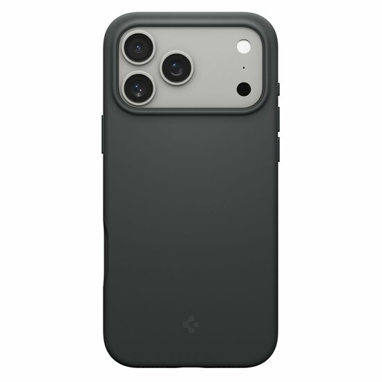Spigen Silicone Fit MagSafe iPhone 17 Pro hoesje groen