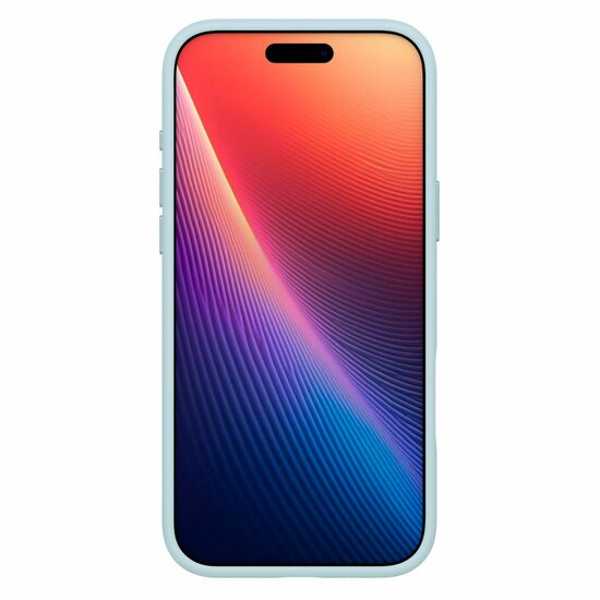 Spigen Silicone Fit MagSafe iPhone 17 Pro hoesje blauw