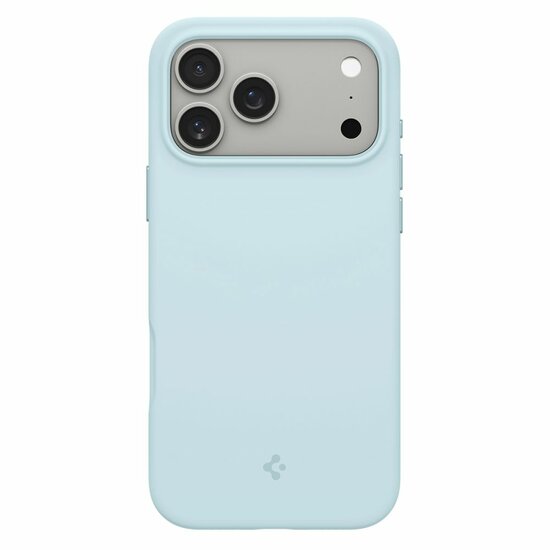 Spigen Silicone Fit MagSafe iPhone 17 Pro hoesje blauw