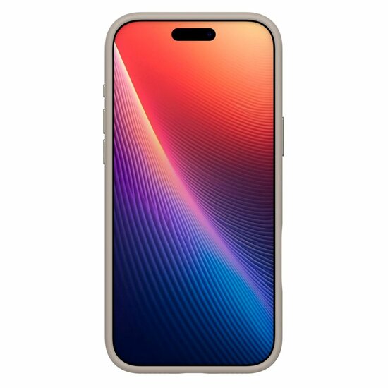 Spigen Silicone Fit MagSafe iPhone 17 Pro Max hoesje beige