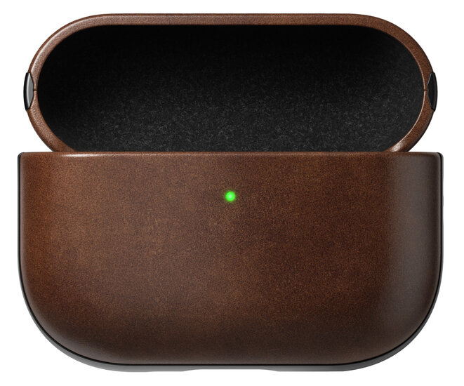 Nomad Modern Leather AirPods Pro 3 hoesje bruin