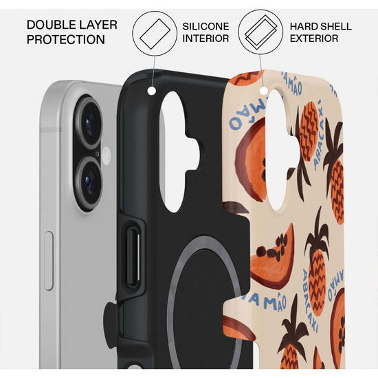 Burga Tough MagSafe iPhone 17 hoesje abacaxi