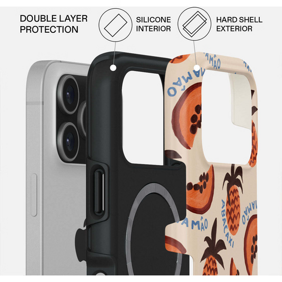 Burga Tough MagSafe iPhone 17 Pro hoesje abacaxi