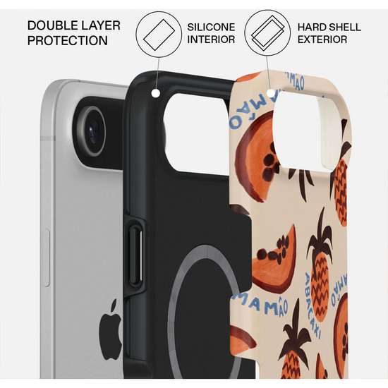 Burga Tough MagSafe iPhone Air hoesje abacaxi