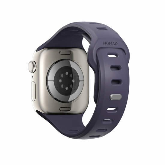 Nomad Tempo FKM Apple Watch 42 / 41 mm bandje paars