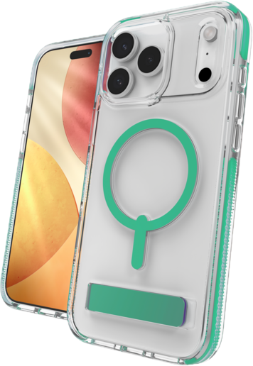 ZAGG Santa Cruz Snap met kickstand iPhone 17 Pro hoesje groen