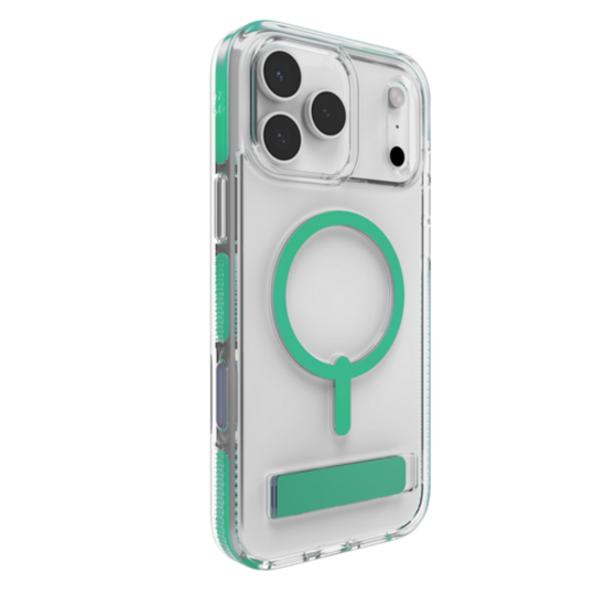 ZAGG Santa Cruz Snap met kickstand iPhone 17 Pro hoesje groen