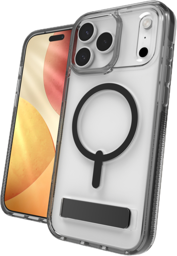 ZAGG Santa Cruz Snap met kickstand iPhone 17 Pro hoesje zwart