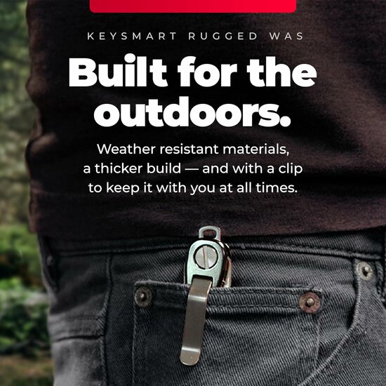KeySmart Rugged titanium sleutelhouder