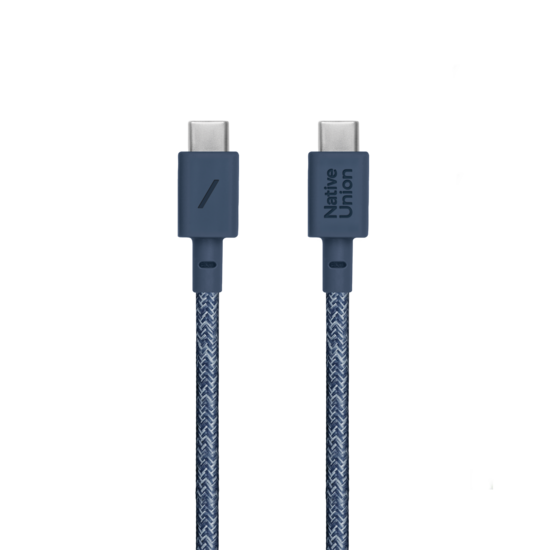 Native Union Belt USB-C naar USB-C 1,2 meter kabel blauw