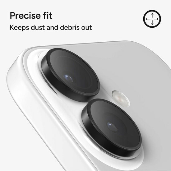 ZAGG InvisibleShield iPhone 17 camera protector zilver