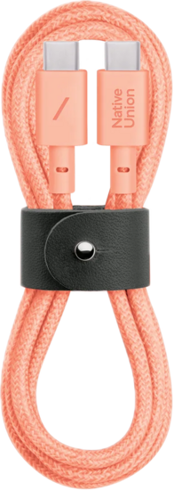 Native Union Belt USB-C naar USB-C 1,2 meter kabel apricot