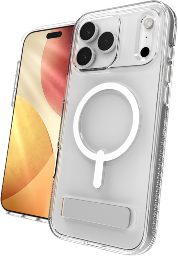 ZAGG Crystal Palace Snap Kickstand en CC iPhone 17 Pro hoesje doorzichtig