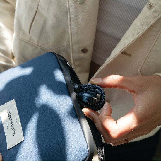Native Union W.F.A duurzame Tech Organizer blauw