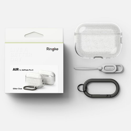 Ringke Air AirPods Pro 3 hoesje glitter