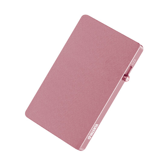 Valenta Aluminium MagSafe kaarthouder rose