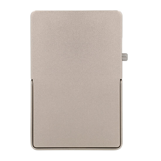 Valenta Aluminium MagSafe kaarthouder met stand titanium