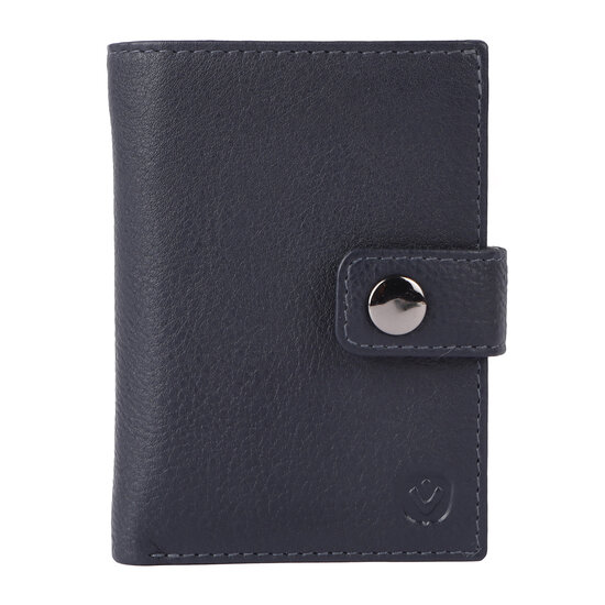 Valenta leren Luxe Card Wallet met MagSafe navy