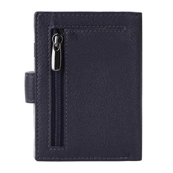 Valenta leren Luxe Card Wallet met MagSafe navy